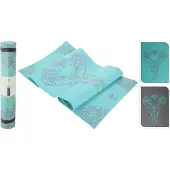 XQ Grijze yogamat inclusief met draagriem - 172x61x0.4cm