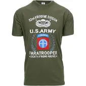 Fostex T-shirt U.S. Army Paratrooper 82ND Groen XL
