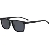 BOSS Zonnebril donkergrijs / zwart / wit