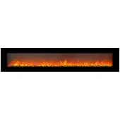 Xaralyn Elektrische wandhaard - Trivero 240 - 1400 Watt verwarming - met afstandsbediening - cinewall haard - sfeerhaard - 241 cm breed
