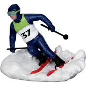 Lemax Kerstdorpminiatuur Slalom Racer (skiër) 6 X 4,6 X 5,1 Cm