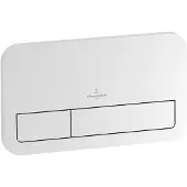 Villeroy & Boch Viconnect 2-knops bedieningsplaat Wit