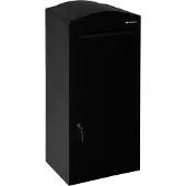 Logixbox - Pakket brievenbus - Brievenbus - Pakketbox - Frontbox Uni - Zwart - 1.0 mm dik staal - Extra veilig: 3puntsluiting - XXL Pakketten: 40 x 35 x 32,5 cm -- Géén Bouwpakket --