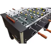 Toptable Voetbaltafel Big Black Carbon met 5 kurken bal extra