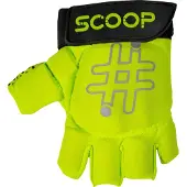 Scoop Hockey Handschoen - Half Finger - Yellow - XXXS