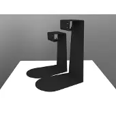 STEELLISH Kandelaar Mano Zwart