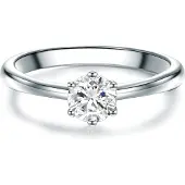 Trilani Ring zilver / transparant