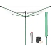 Brabantia Lift-O-Matic droogmolen 50 meter + beschermhoes + wasknijpertasje + wasknijpers