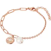 Valero Pearls Armband rose-goud / parelwit
