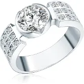 Rafaela Donata Ring zilver / transparant
