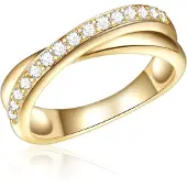 Rafaela Donata Ring goud / wit
