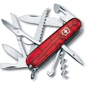 Victorinox Swiss Army Huntsman Multitool 15 Functies Transparant Rood