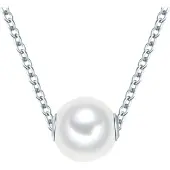 Valero Pearls Ketting zilver / parelwit