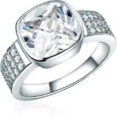 Rafaela Donata Ring zilver / transparant