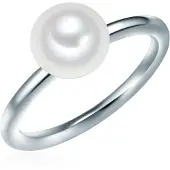 Valero Pearls Ring zilver / parelwit
