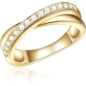 Rafaela Donata Ring goud / wit