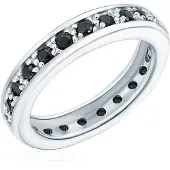Rafaela Donata Ring zwart / zilver
