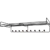 Maze Bill Hat rack L hoedenplank Zwart-donkerbruin