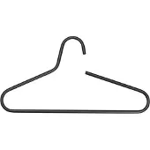 BelaLuz Moderne Kledinghangers Polo zwart staal