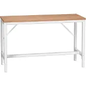 Bott Werkbank Verso - met set dwarsverbindingen - B 1500 x H 930 x D 600 mm - draagvermogen tot 600 kg - werkbald in beuken multiplex - onderstel lichtgrijs RAL 7035