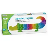 New Classic Toys houten alfabet puzzel krokodil