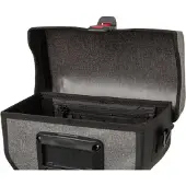 Agu Shelter Clean - Stuurtas - 5L - 100% Waterdicht - KLICKfix systeem - Lichtgewicht - Afneembare schouderriem - Reflectie - Grijs