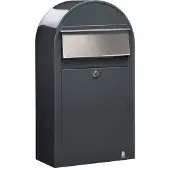 Bobi Brievenbus Grande S 7016 i Donkergrijs