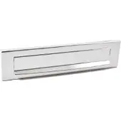 Hardbrass Mariani Briefplaat Ellen Chroom 330x79mm