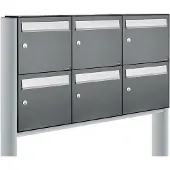 Allux Flow Set 3-Breed, 2-Hoog Op Statief Antraciet - 40040065_3x2s