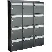 Allux Flow Set 3-Breed, 4-Hoog Met Dak Antraciet - 40040065_3x4d