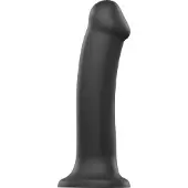 Strap-On-Me - Semi-Realistische Dildo met Zuignap - Zwart - Maat XL