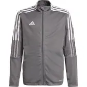 Adidas Unisex, Buitenjas, TIRO 21 TRAININGSJACK KINDEREN (116), Grijs, 116