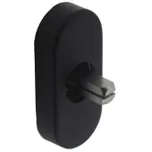 Intersteel Basisplaat tbv raamkruk draaikiep hals ø16mm - mat zwart