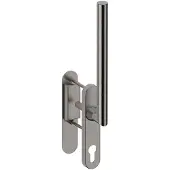 Hardbrass Hefschuifdeurgreep Toledo B Enkel PC69 | Inox