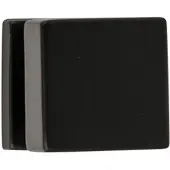 Hardbrass Voordeurknop Quadro Exc | Puur Zwart