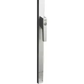 P & E P+E Veiligheidsespagnolet voor deuren afsluitbaar SKG2 250cm rechtsdraaiend - aluminiumgrijs F1