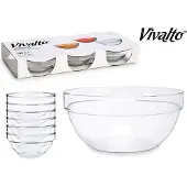 Vivalto Sauskom Transparant Glas (6 Onderdelen)
