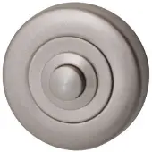 Hardbrass Beldrukker Artax rond - PVD Inox