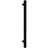 Hardbrass Voordeurgreep Frankfurt T-model rond handgreep 1900x30mm - mat zwart