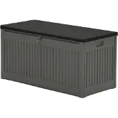 Garden Impressions Primo kussenbox kunststof 270l 109x51 cm donker zwart