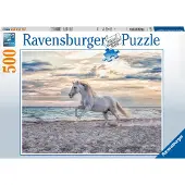 Ravensburger Puzzel Paard op het strand 500st Karton Ravensburger Puzzel