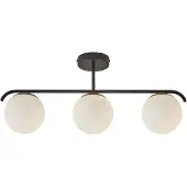 Nordlux Grant LED Plafondlamp | 3x E14 Max 25W | Dimbaar | Zwart