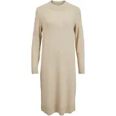 Vila Gebreide jurk 'VIRil' cappuccino