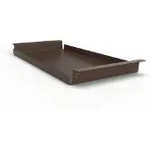 STEELLISH Dienblad ONI medium | aluminium bruin 29x62x5x5 cm dienbladen | NADUVI