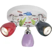 Brilliant Plafondlamp BIRDS, multicolor, Kinderkamer, metaal, plafondlamp