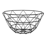 PT Living Fruitschaal Diamond Cut Iron Black