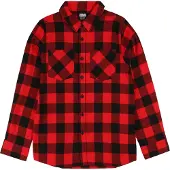 Urban Classics Overhemd rood / zwart