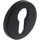 Intersteel Cilinderrozetten Verdekt ø49x7mm PVD Zwart
