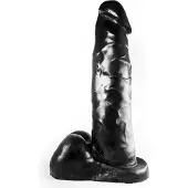 Hotlips XXL Dildo 39 x 9 cm - zwart