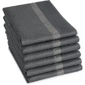 DDDDD Theedoek Barrier Anthracite (set van 6)